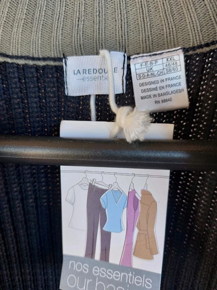 Gilet / Cardigan XXL La Redoute Essentiel - photo numéro 2