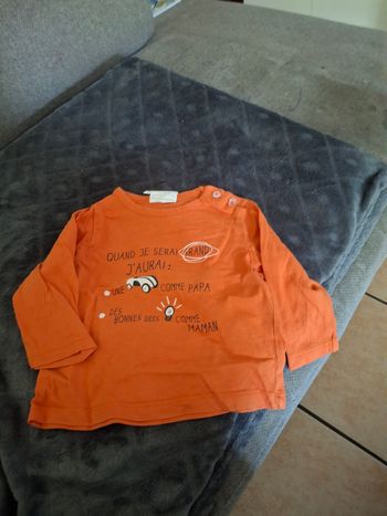 Tee-shirt manche longue 3 mois