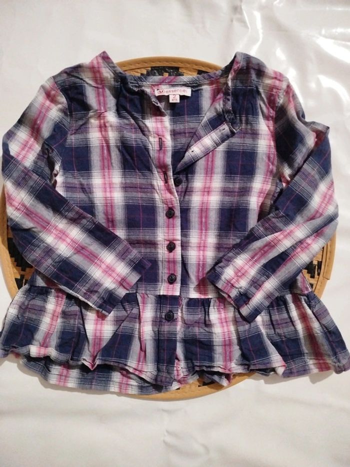 Chemise à carreaux fille 2 ans - photo numéro 2