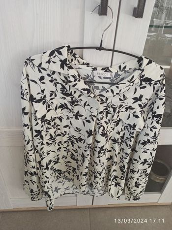 Blouse à fleurs