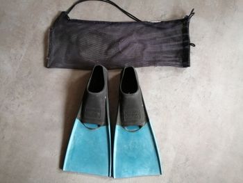 palmes 38-39 Décathlon dans leur filet mixte