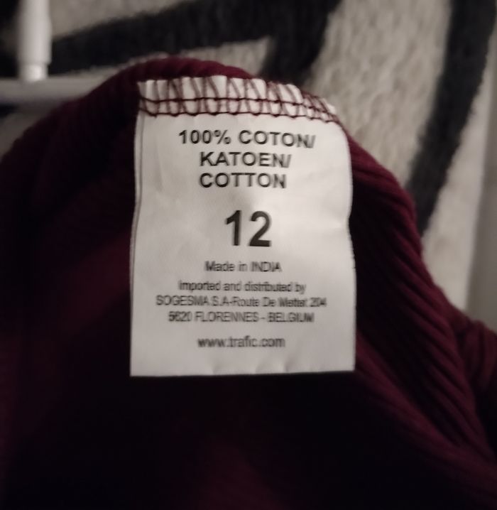 Haut manches longues motifs fleurs "TQF Collection" 100% coton neuf - photo numéro 7