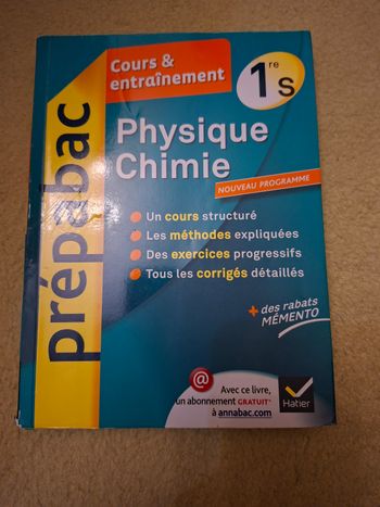 Prépabac Physique Chimie 1ère