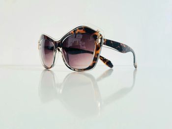 Lunette de soleil femme marron léopard verres dégradés uvprotection catégorie 3