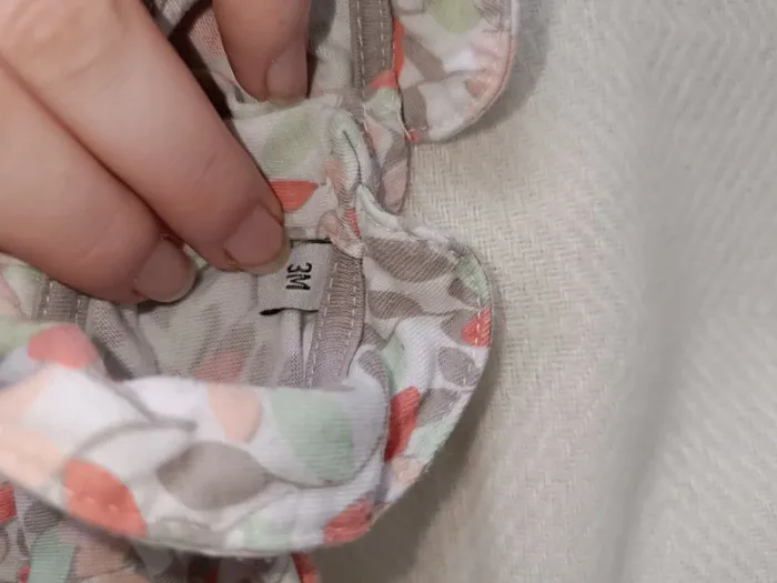 🎀 jolie petit t-shirt motif feuille taille 3 mois 🎀 - photo numéro 4