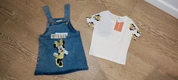 Ensemble salopette et t-shirt neuf Disney taille 9 12 mois