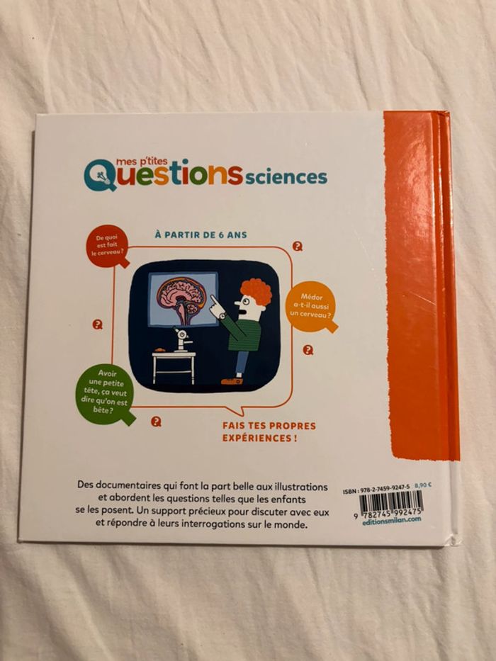 Livre Mes p’tites questions - Le cerveau - photo numéro 2