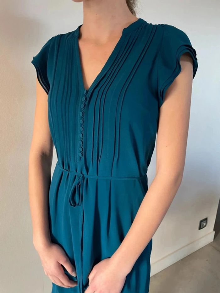 Superbe robe bleu canard - photo numéro 5