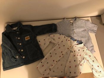 Lot chemise 12 mois
