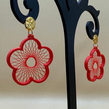 Boucles d’oreilles fleurs