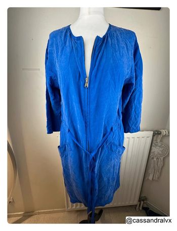 Robe bleue marine en soie - Marc by Marc Jacobs