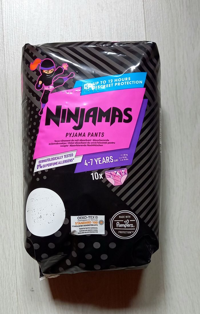 Pampers Ninjamas - Pyjama pants sous-vêtement de nuit garçon 4-7 ans