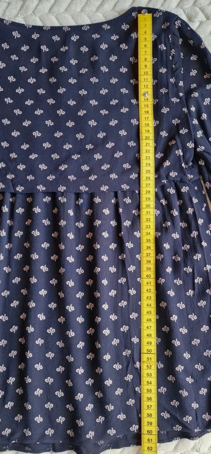 Blouse Ba&sh noire à motifs modèle Tewis taille 0 ou 34 - photo numéro 10