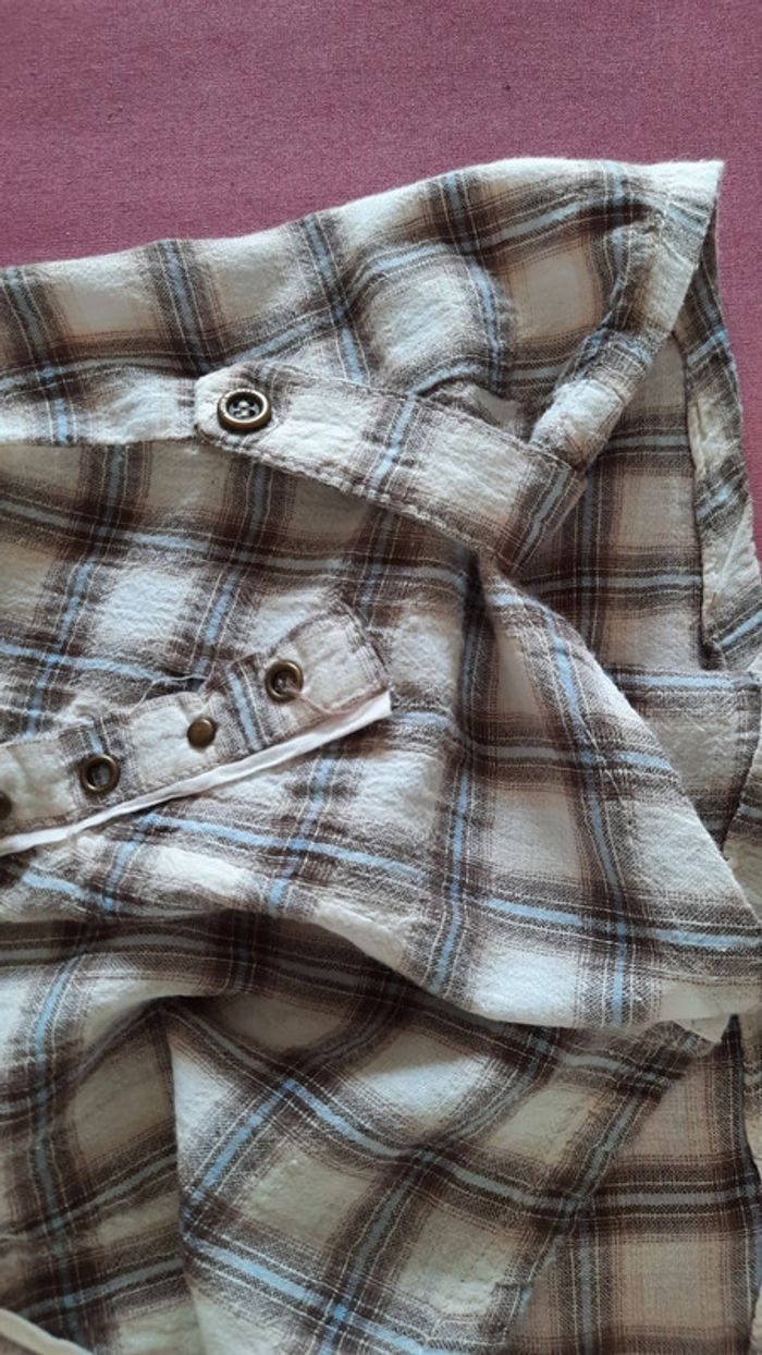 Chemise ton beige marron - photo numéro 12