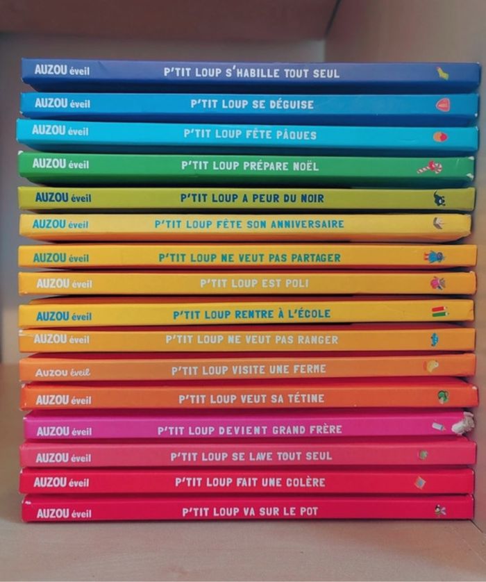 Lot 16 livres p’tit loup