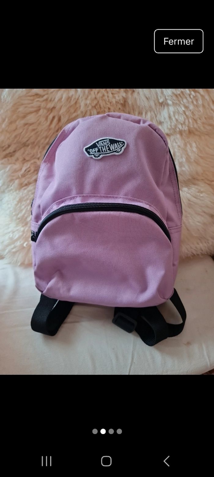 Sac à dos vans petit modèle lilas - photo numéro 2