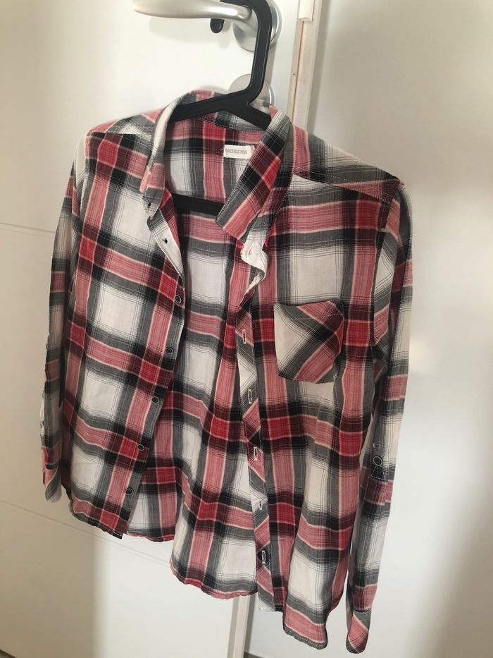 Chemise à carreaux orchestra rouge blanche enfant