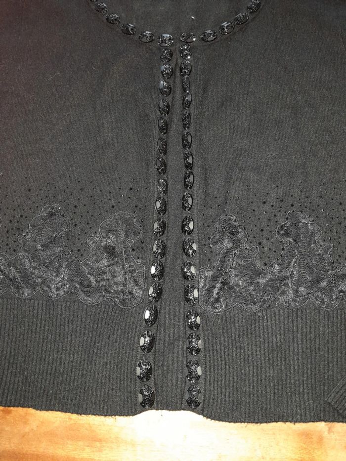 Petit gilet de fete noir beaty women - photo numéro 5