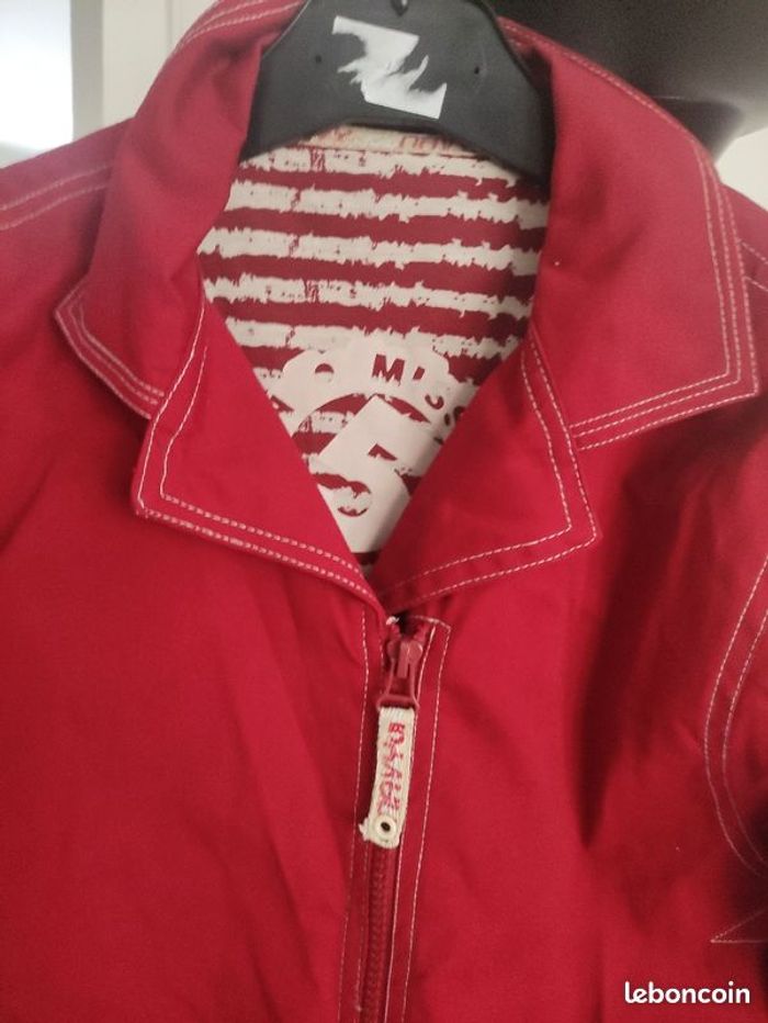 BLOUSON BORDEAUX ROUGE - photo numéro 5