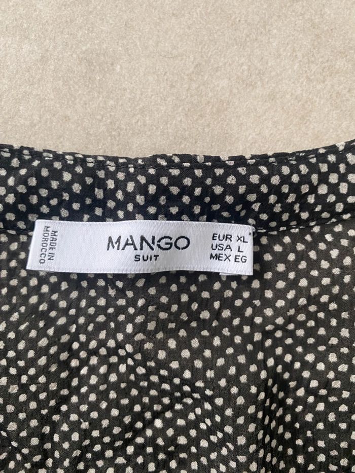 Magnifique chemisier légèrement transparent de chez mango - photo numéro 4