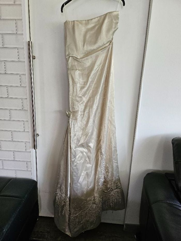 Robe longue soirée cérémonie mariage T 38