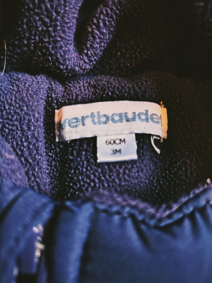 👶Vertbaudet - Combi-pilote/combinaison bleu-mixte file Ou garçon - Taille 3mois - photo numéro 6