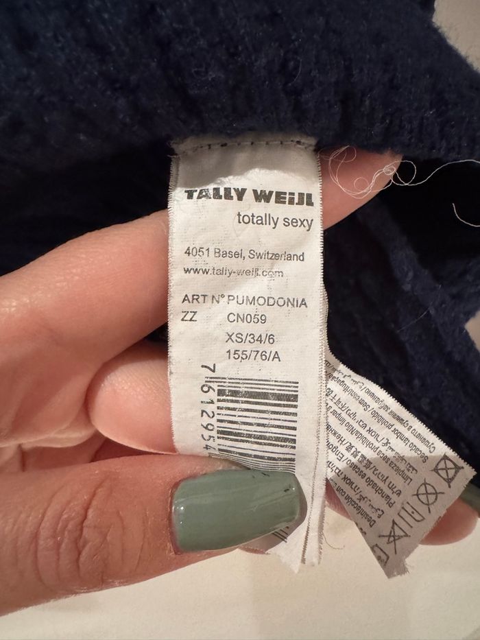 Pull bleu marine - Tally Weijl - photo numéro 5