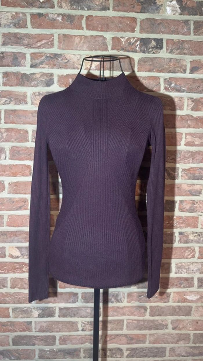 Haut brun longues manches H&M Taille XS / 34