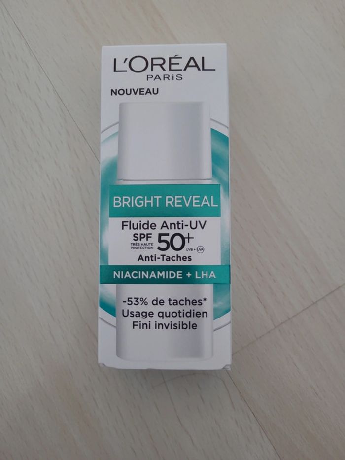 fluide anti uv Brighr Reveal l Oreal neuf