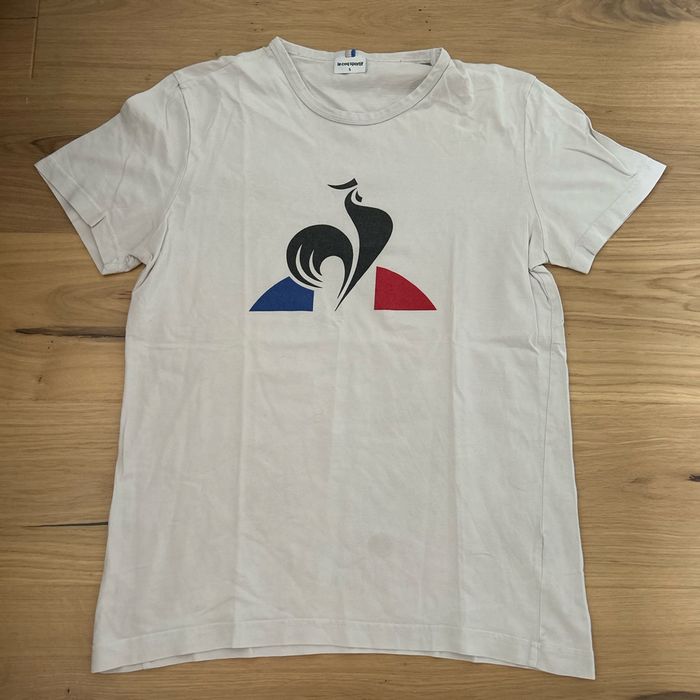 T shirt coq sportif blanc