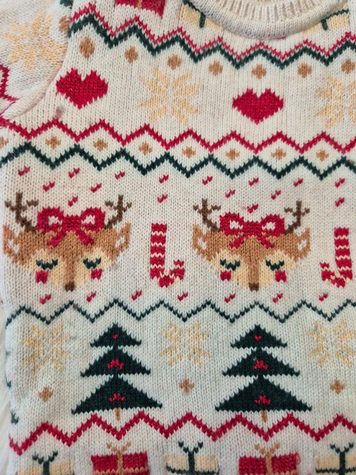 🎄 Magnifique pull de Noël Sergent Major 18 mois - photo numéro 3