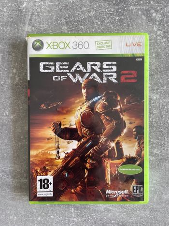 Jeu pour xbox 360 gears of wars 2 en français.