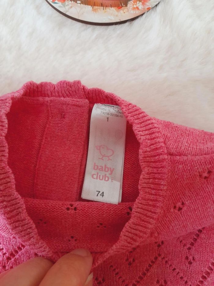 Robe manches longues mi saison 12 mois Baby club C&A - photo numéro 3