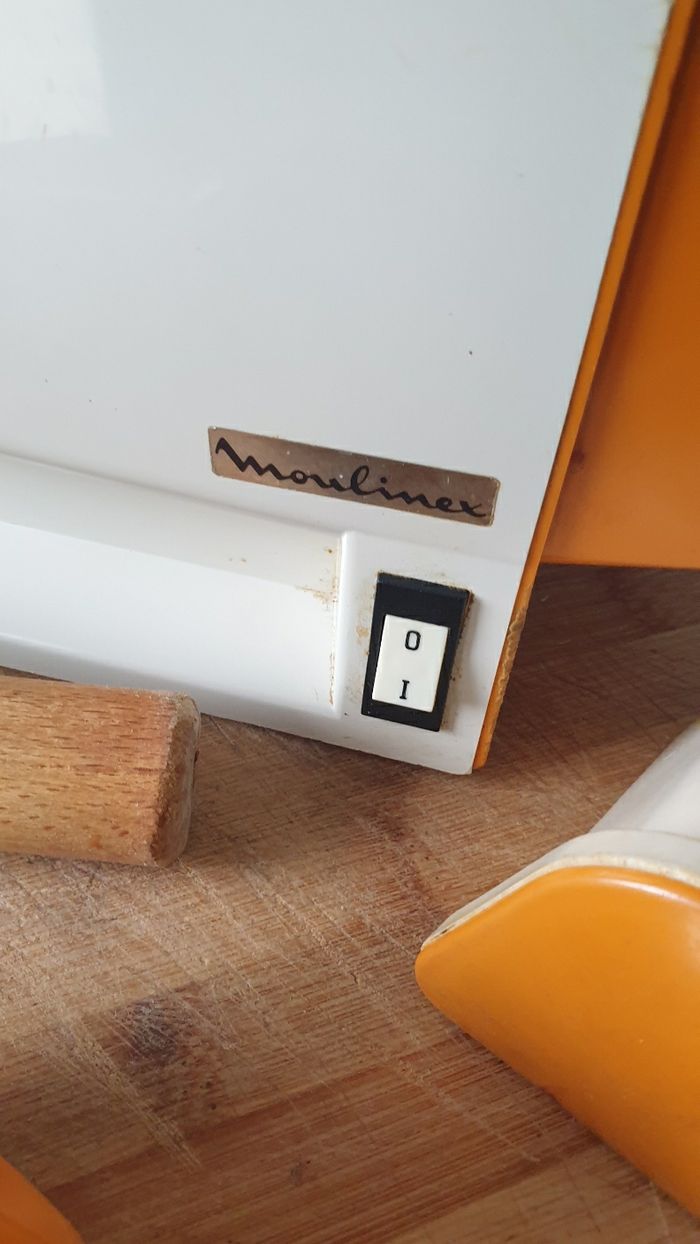 Vintage ancien fonctionne robot hachoir Moulinex - photo numéro 2