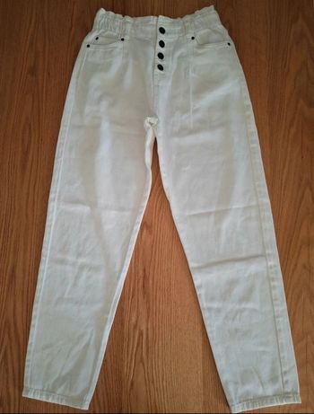 Pantalon  blanc 100% coton - Liberto by La Halle