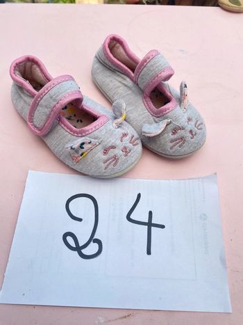 Chaussons chaussures 24  souris chat
