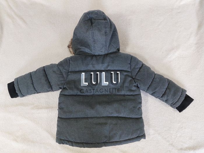 Manteau hiver à capuche 18 mois - photo numéro 2