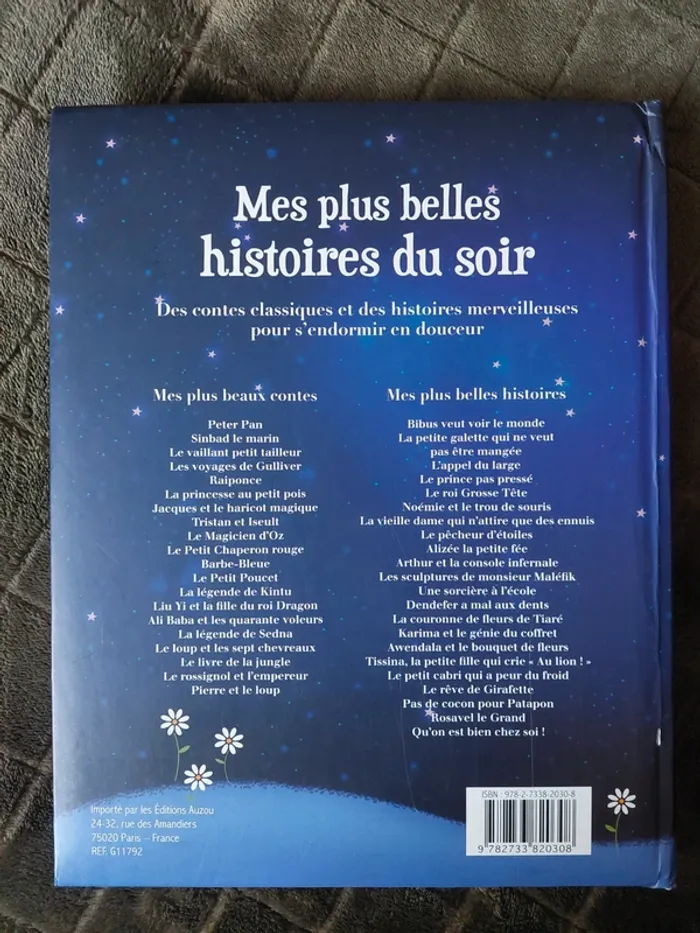 Livre Mes plus belles histoires du soir - photo numéro 2