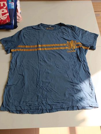 T-shirt manches courtes mixte Harry Potter Gryffondor bleu taille xxl