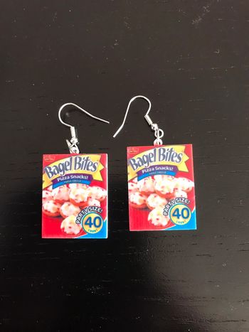Boucles d’oreilles boîte de céréales