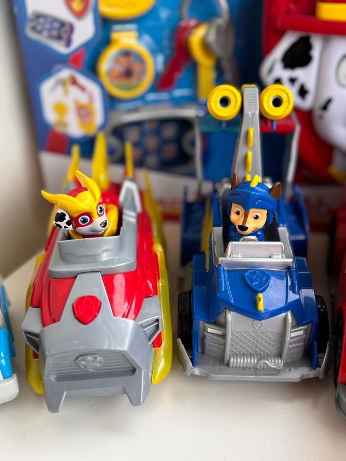 Lot pat patrouille - Paw patrol - Circuit véhicules et personnages mission spéciale - Mighty meteor track set - photo numéro 9