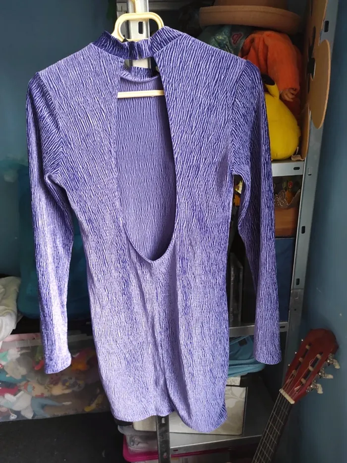 Robe velours violette - photo numéro 2