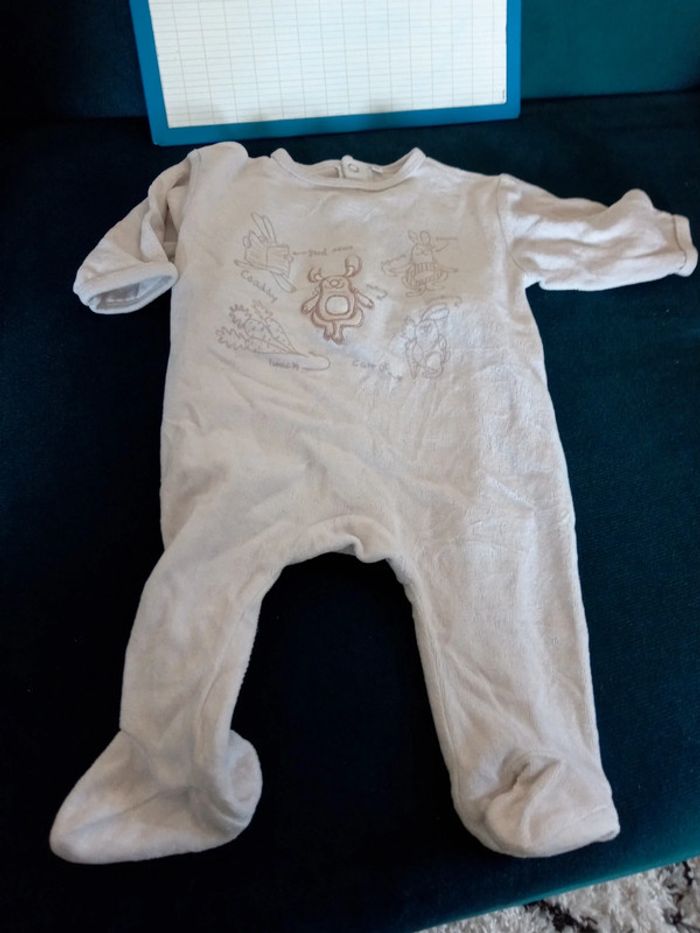 Lot de 6 pyjamas grenouillères 6mois bébé - photo numéro 7