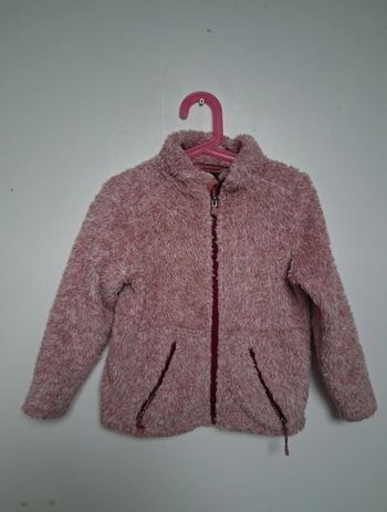 Gilet zippé polaire fille 5 ans
