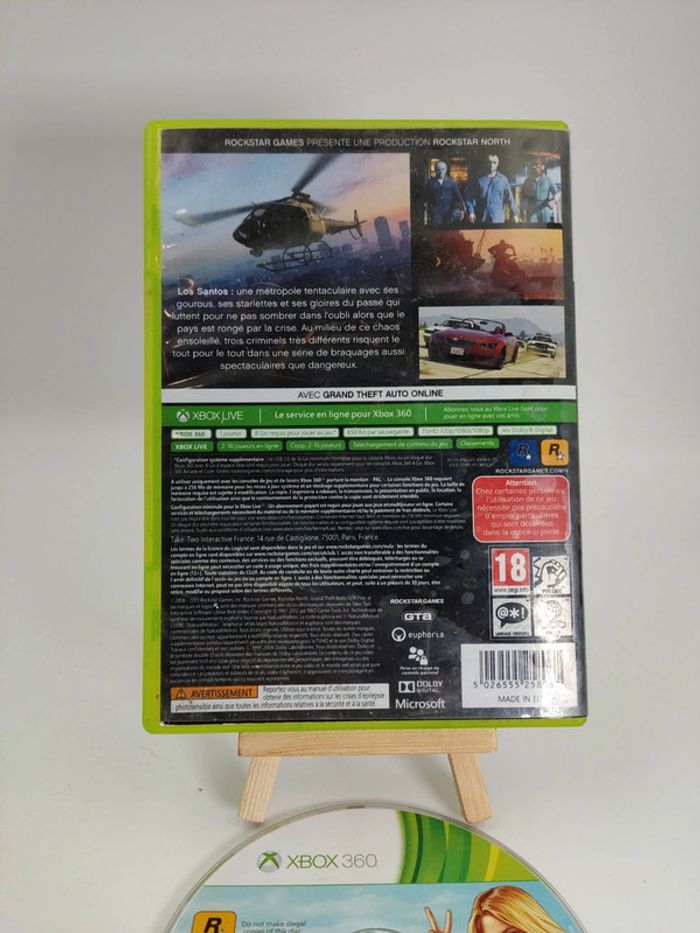 Grand Theft Auto 5 Disc 1 Xbox 360 il manque le cd 2 - photo numéro 2