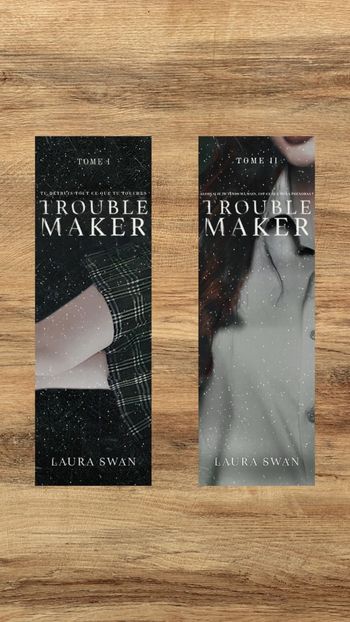 Marque page Troublemaker tome 1 et 2