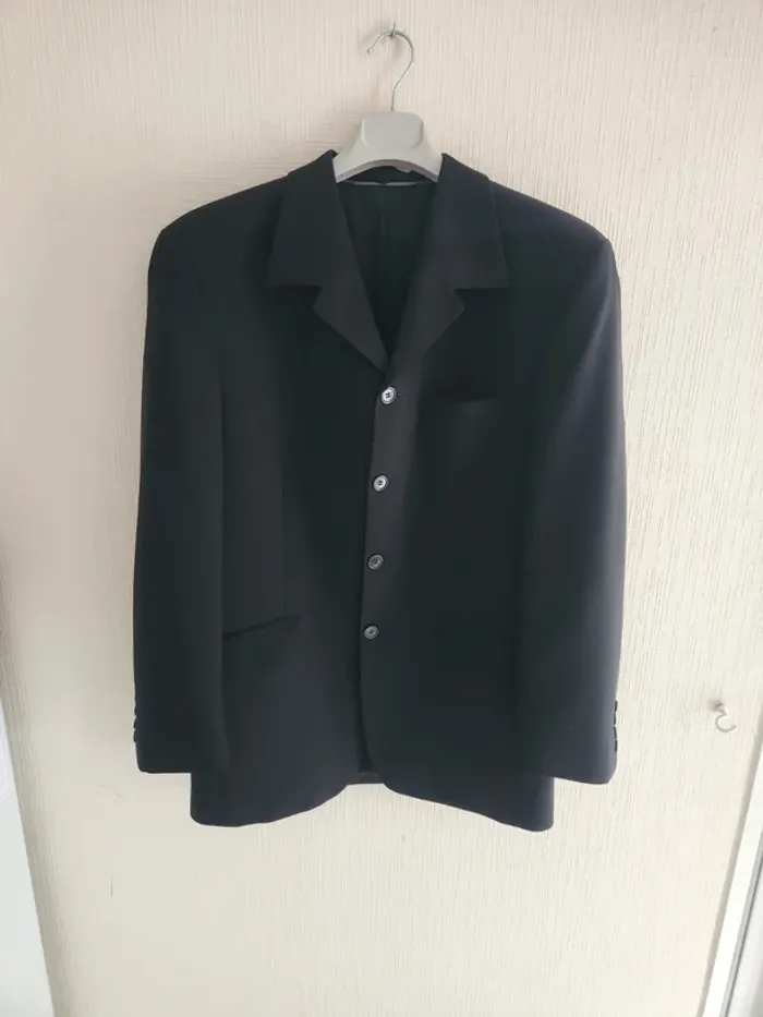 Veste de costume noire Griffe Noire L avec poches