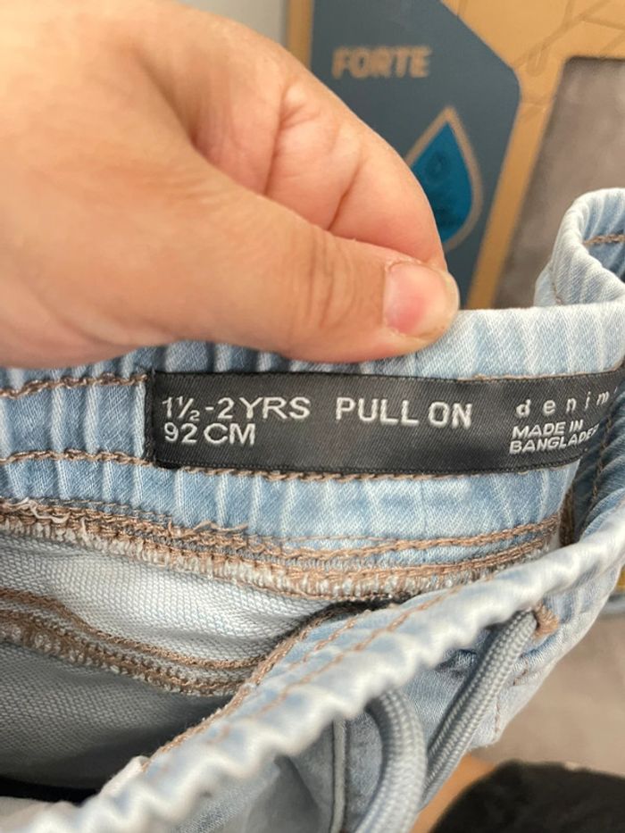 Short en jean garçon 1-2 ans - photo numéro 2