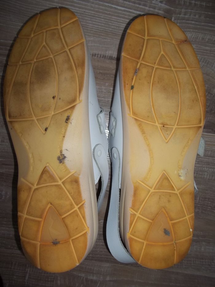 Sabot de sécurité en cuir blanc 41 - photo numéro 8