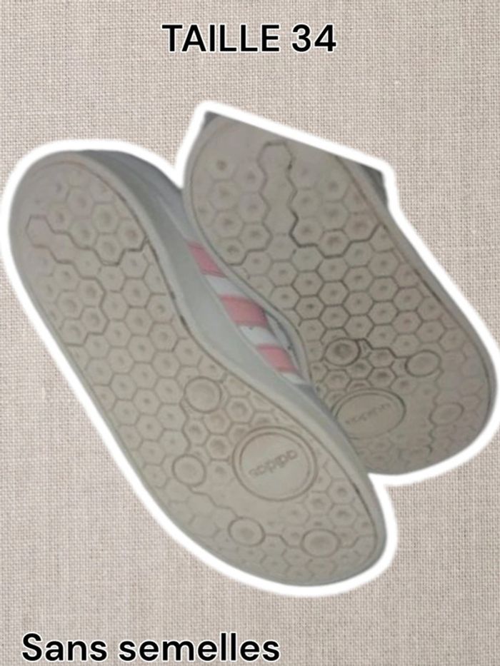 Baskets adidas - Taille 34 - photo numéro 3